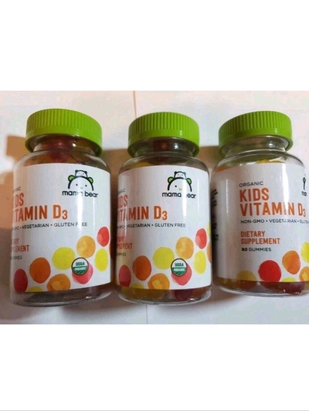 3 Pk Kids Vit D3 Organic